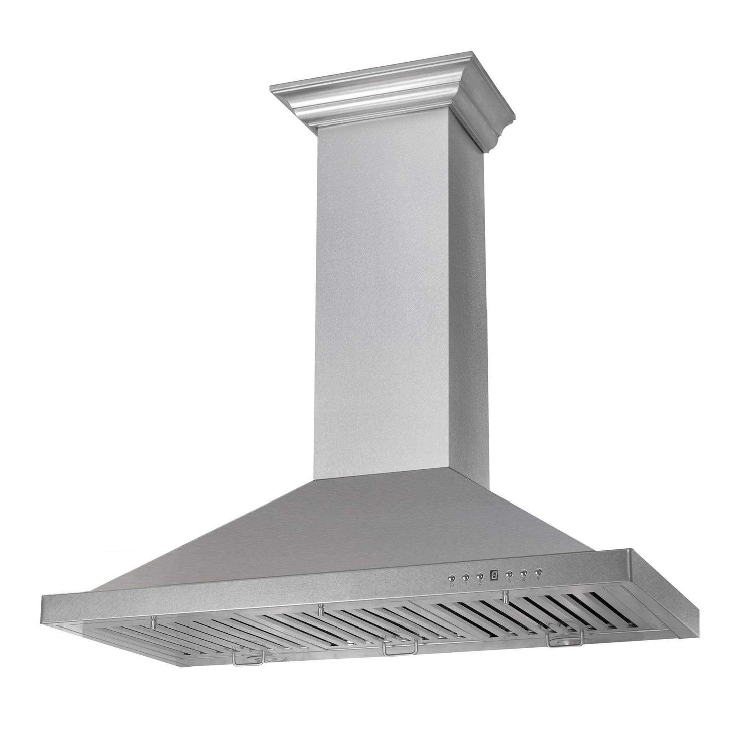 ZLINE Designer Series DuraSnow Stainless Steel Wall Mount Range Hood 8KBS-30