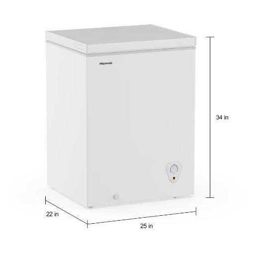 Hisense 5 Cu ft Chest Freezer