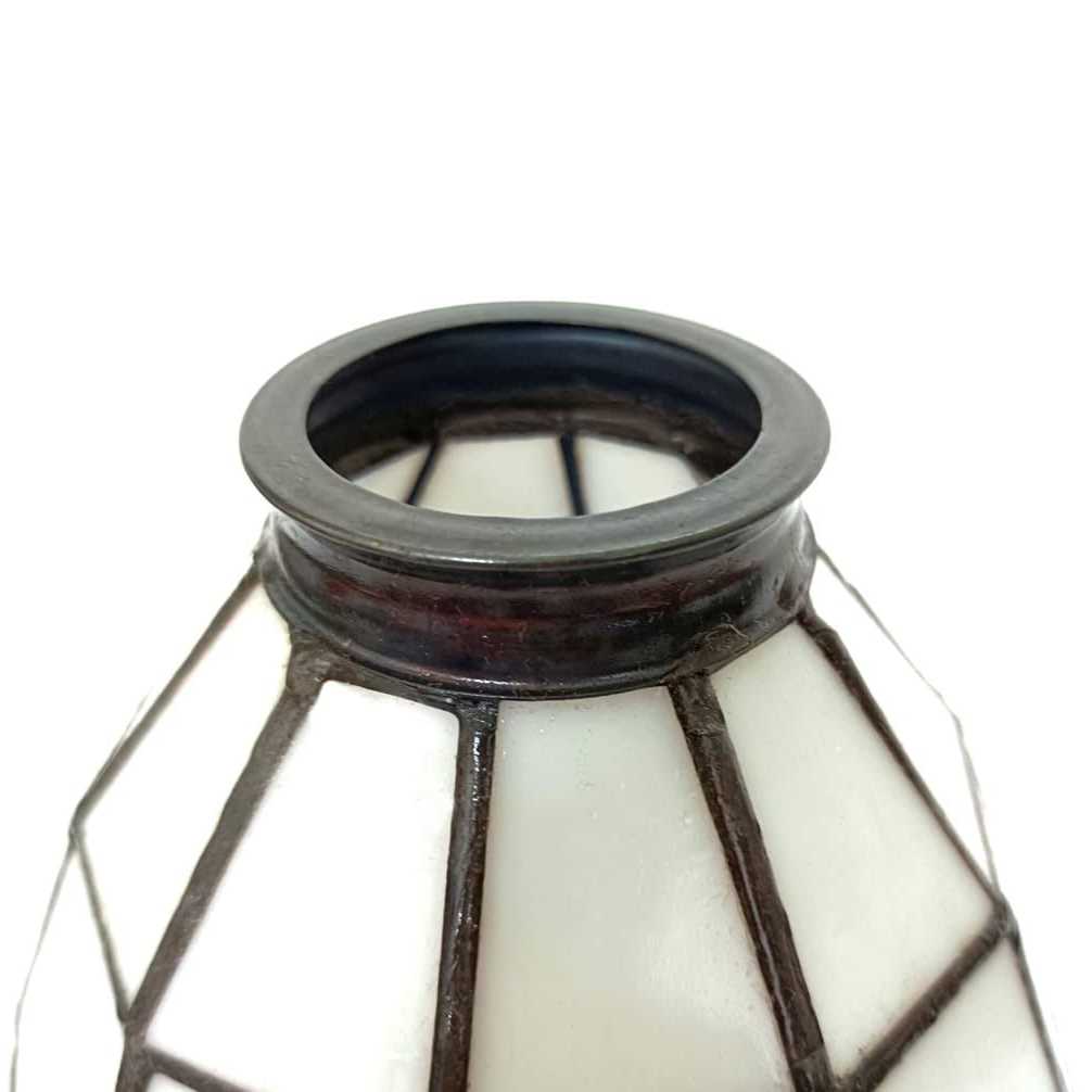 LQLQ Tiffany Style Small Lampshade, LQ0005, White and Blue