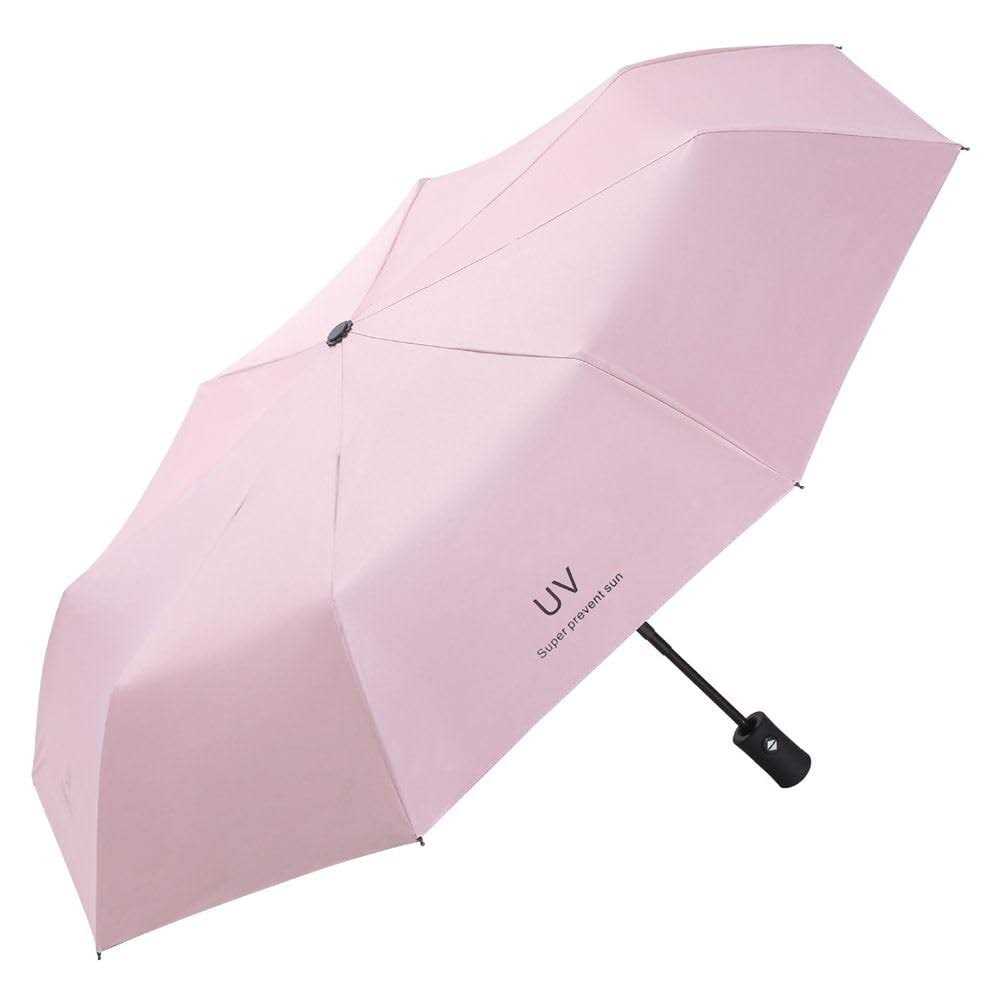 Automatic umbrella windproof travel umbrella windproof small lightweight sturdy steel shaft mini folding and portable backpack car purse men and
