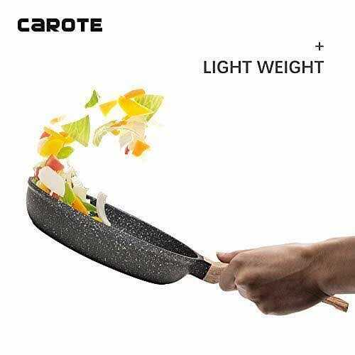 Carote Nonstick Frying Pan Skillet,Non Stick Granite Fry Pan Egg Pan Omelet Pans
