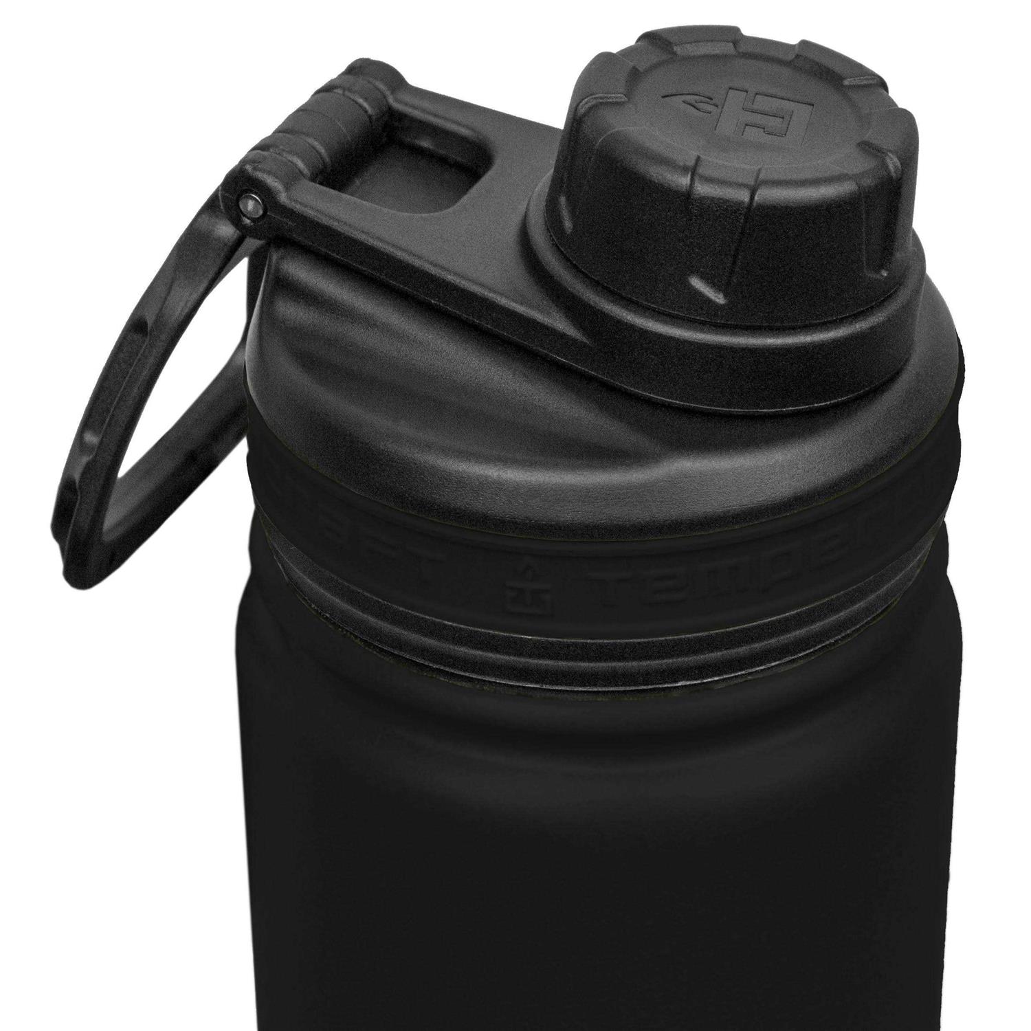 Tempercraft Sport Lid with Spout and Screw Cap for Wide Mouth Bottles