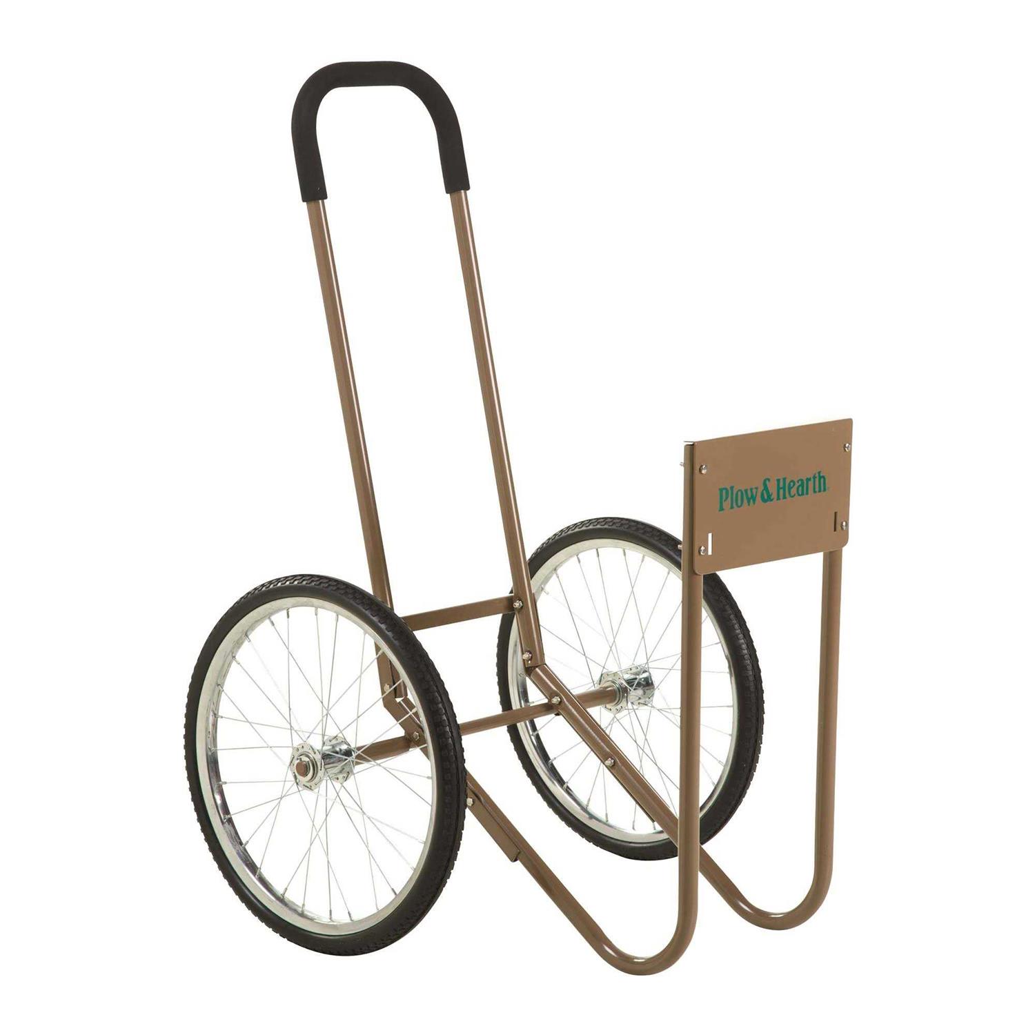 Plow & Hearth Rolling Wood Caddy