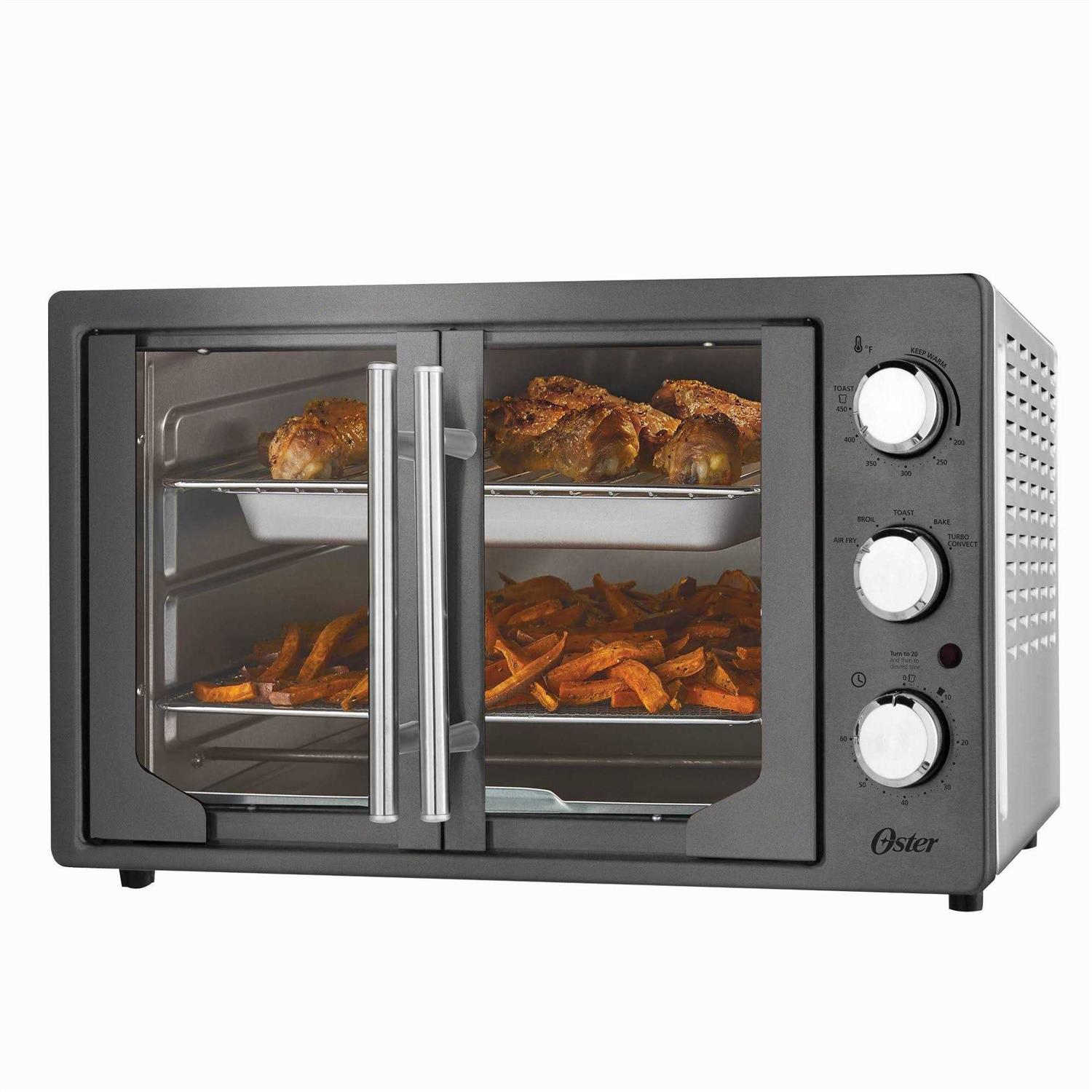 Oster Extra-Large French Door Air Fry Countertop Toaster Oven
