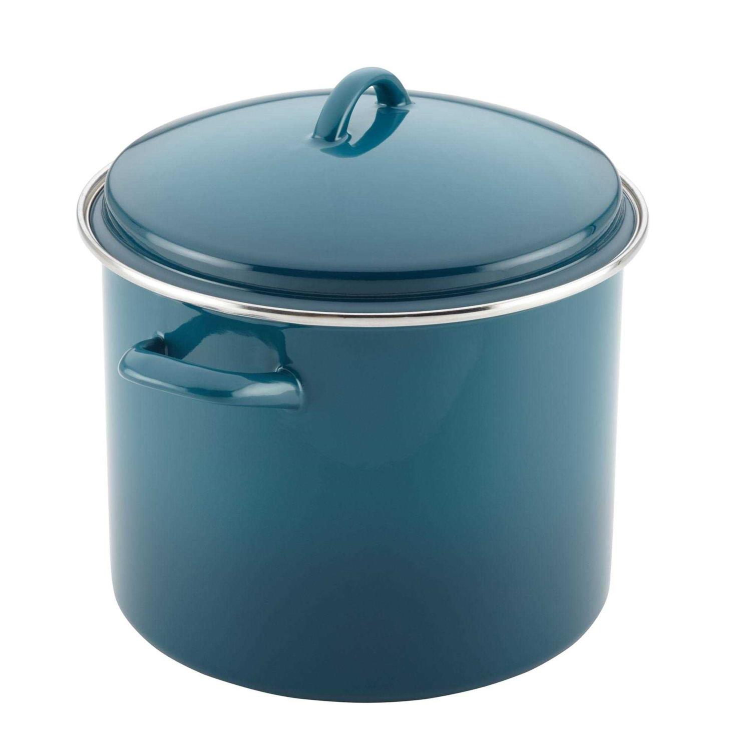 Rachael Ray Enamel on Steel Stockpot