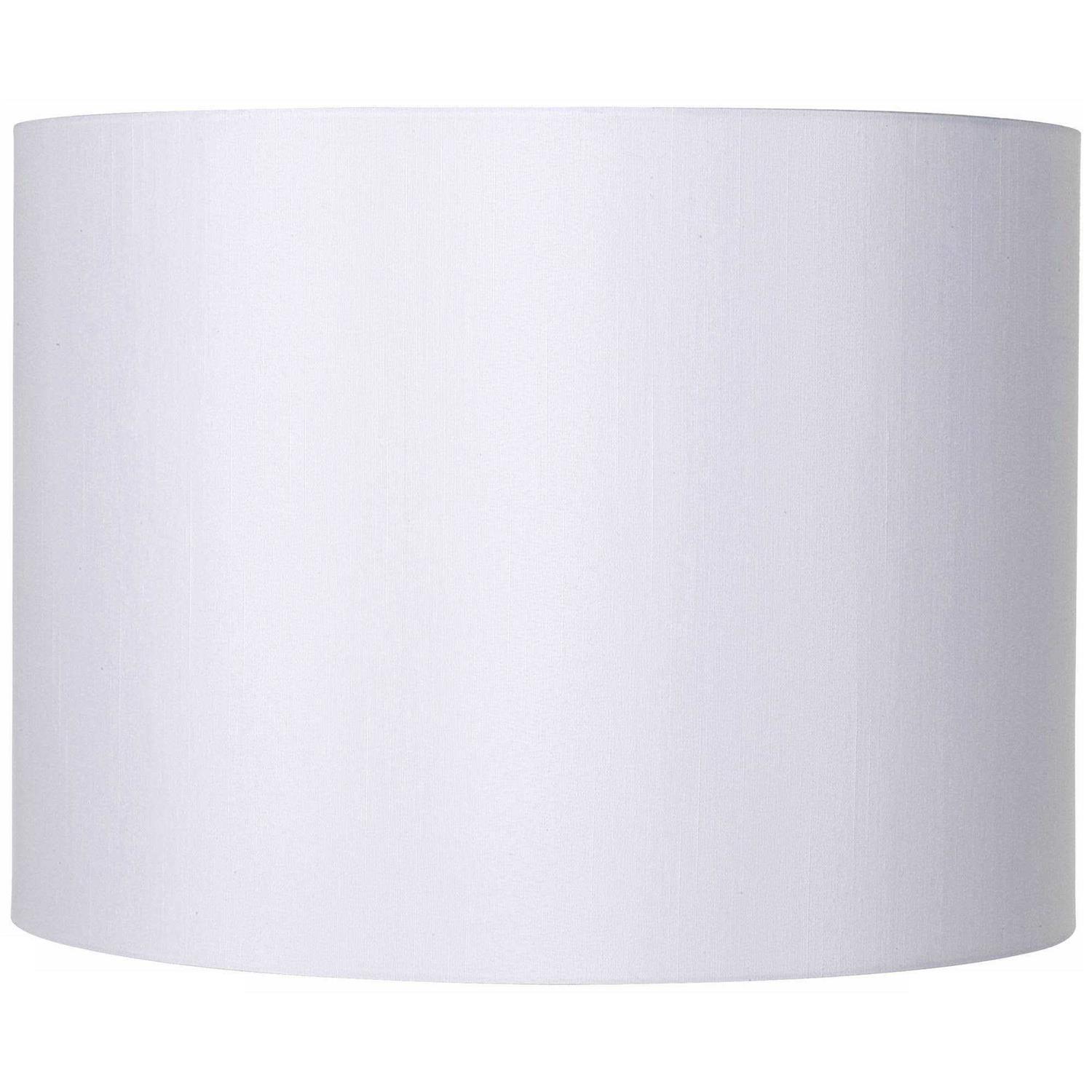 Springcrest White Hardback Drum Lamp Shade 16x16x12