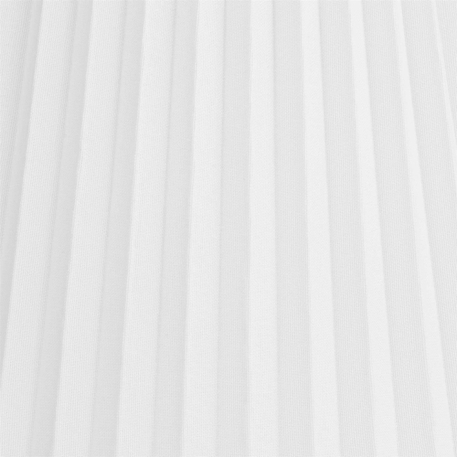 Springcrest Collection Hardback Knife Pleated Empire Lamp Shade White Large Top x Bottom x Slant Spider with Harp and Finial