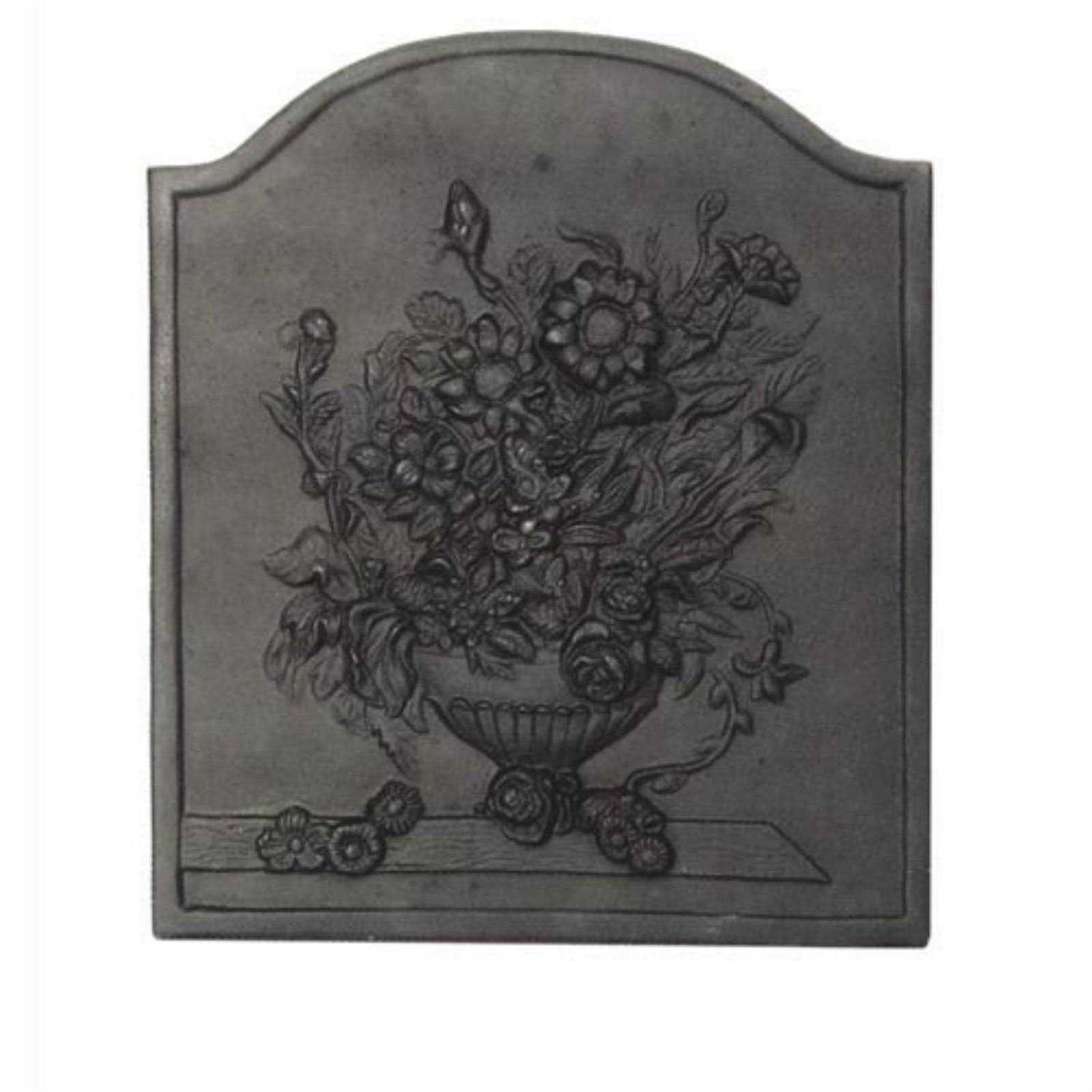 Minuteman International Bouquet Cast Iron Fireback