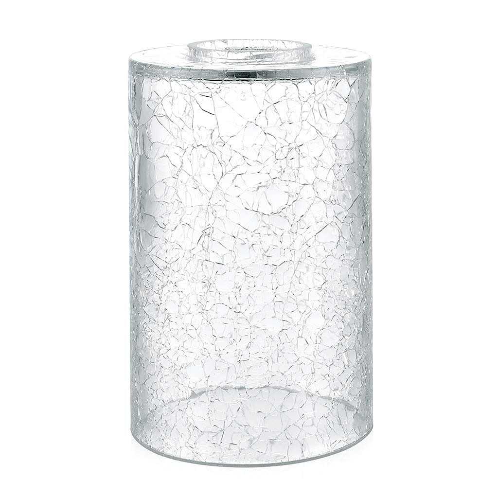 Skelang Clear Glass Shade Light Shade with Crackle Lampshade with 1-5/8 Fitter