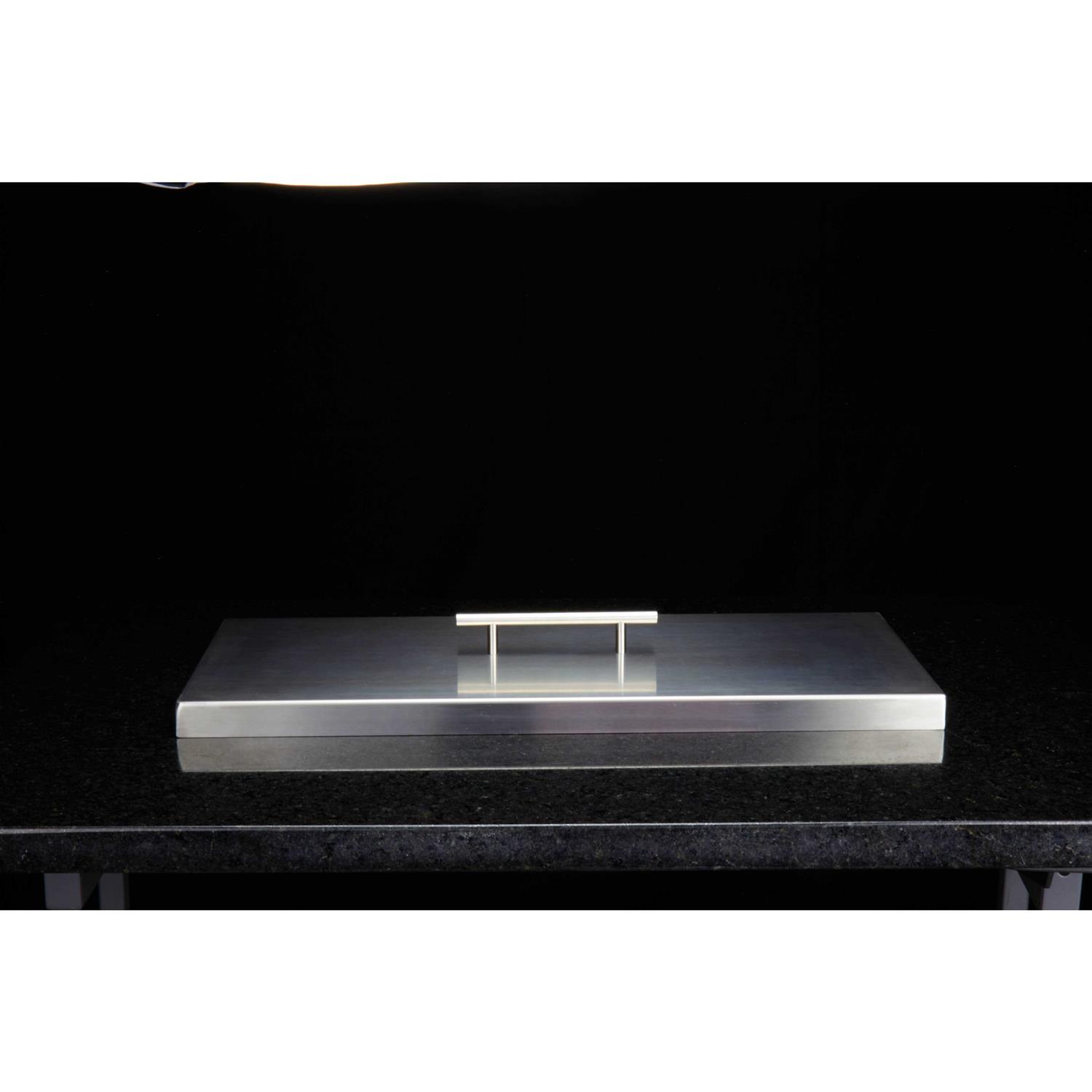 Celestial Fire Glass Celestial Fire Pit Cover Rectangular Burner Pan