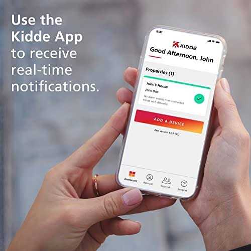 Kidde Smart Carbon Monoxide Detector & Indoor Air Quality Monitor
