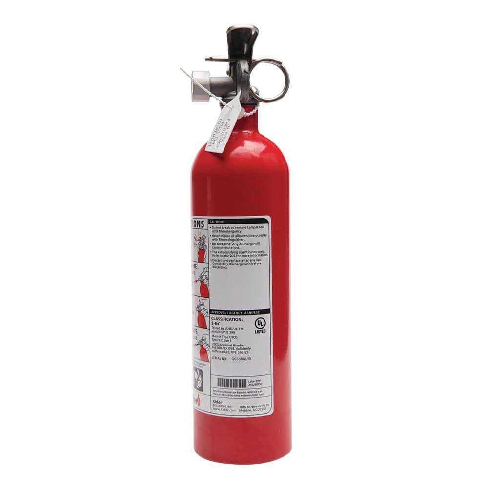 Kidde 5-B:C Rated Disposable Fire Extinguisher