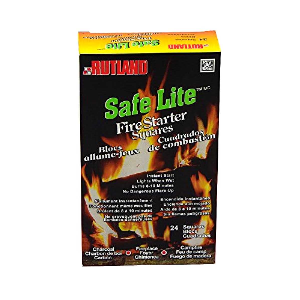 Rutland Fire Starter,Safe Lite,Squares