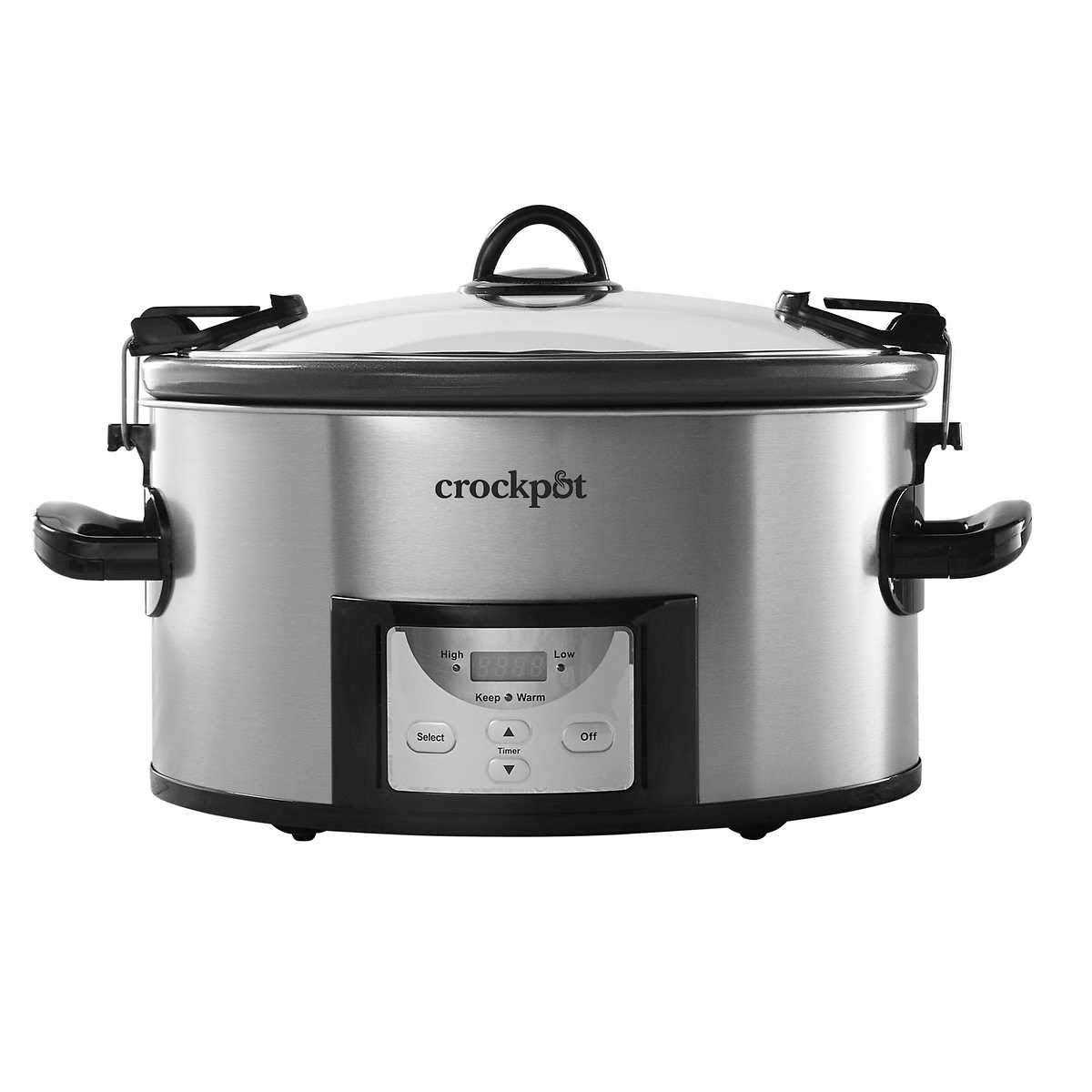 Crock Pot 7qt Cook & Carry Programmable Easy-Clean Slow Cooker
