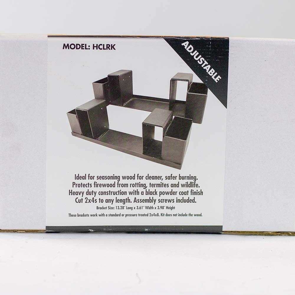 HomComfort Adjustable Log Rack with Adjustable Uprights