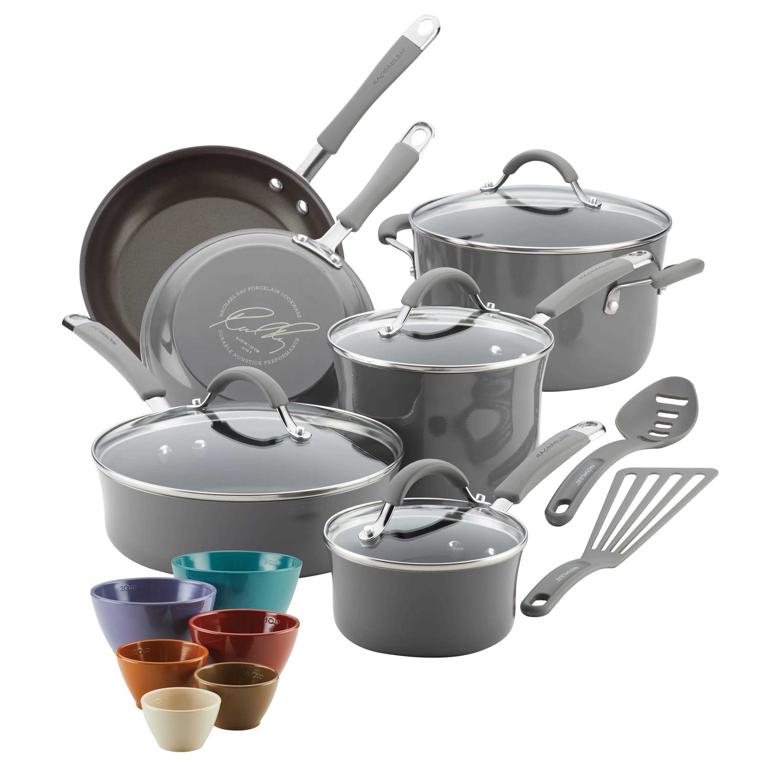 Rachael Ray Cucina Enamel Nonstick Cookware and Set