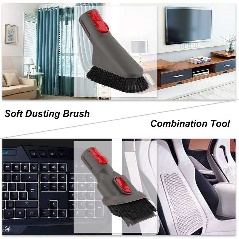 YYSU Accessory Tool Kit Attachment Set with Extension Hose for Dyson V7 V8 V10 V11 SV10 SV11 Cordless Vacuum Cleaner