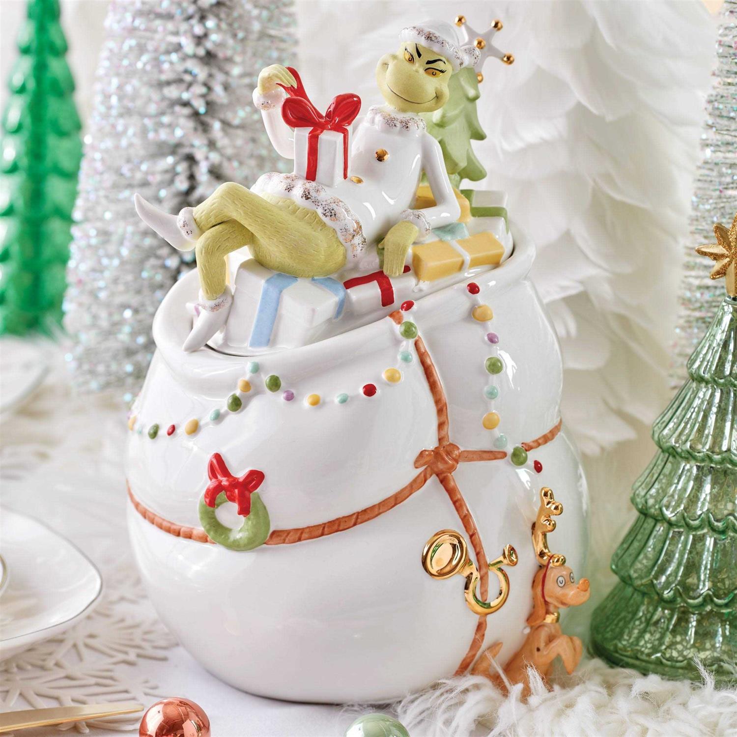 Lenox Merry Grinchmas Cookie Jar