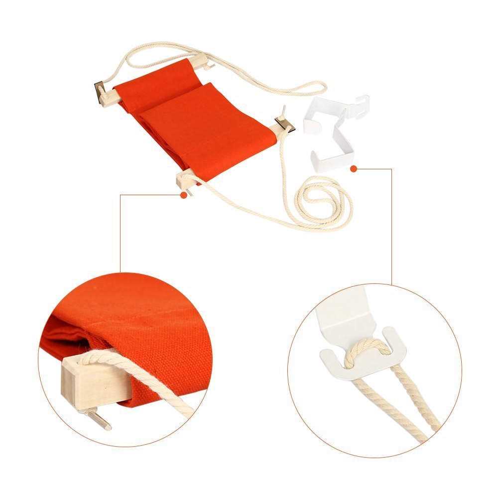 AccMart Adjustable Mini Foot Rest Stand Office Desk Feet Hammock