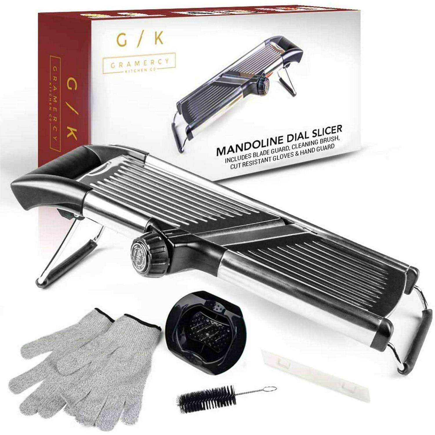 Gramercy Kitchen Company Gramercy Kitchen Co. Adjustable Stainless Steel Mandoline Food Slicer