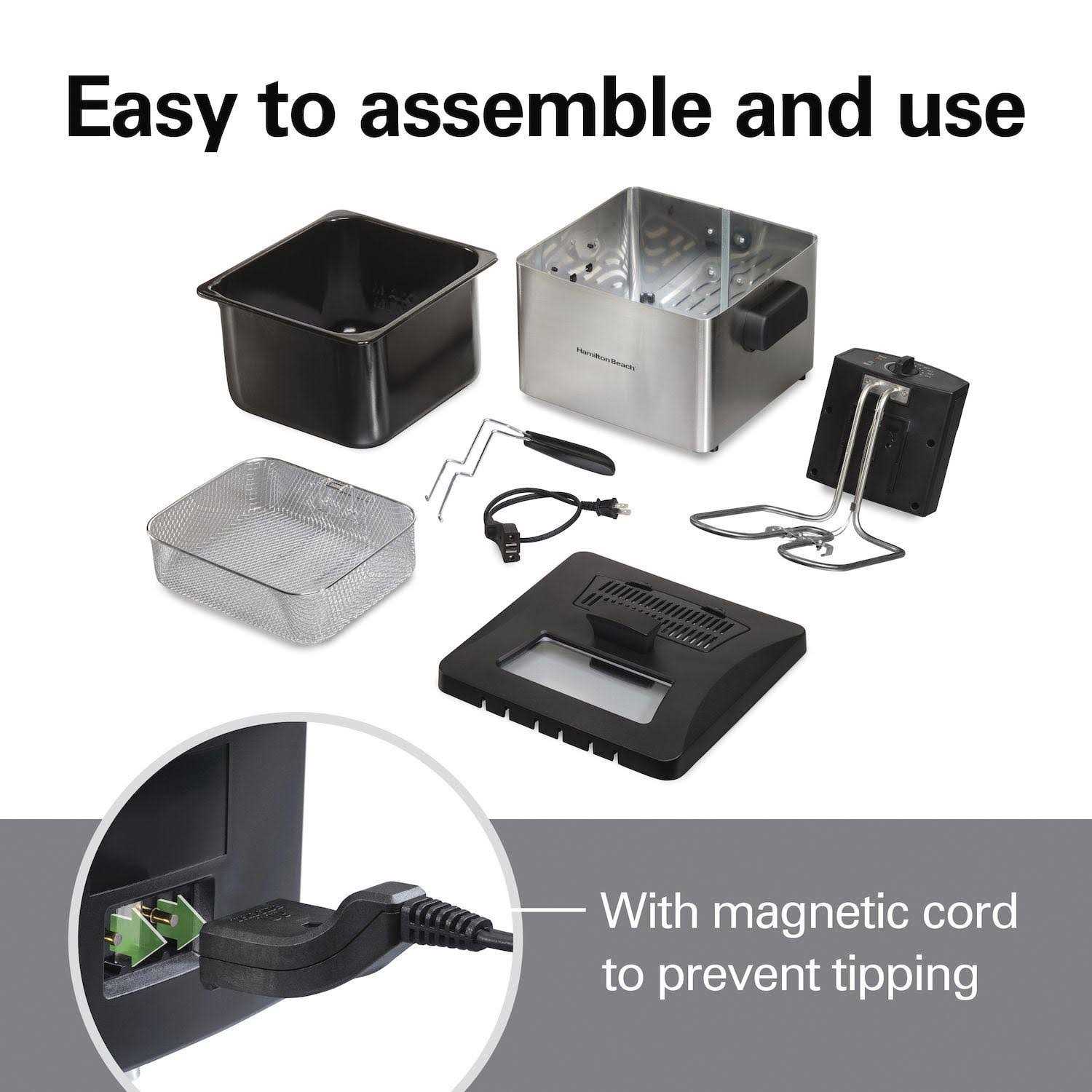 Hamilton Beach Professional-Style Deep Fryer