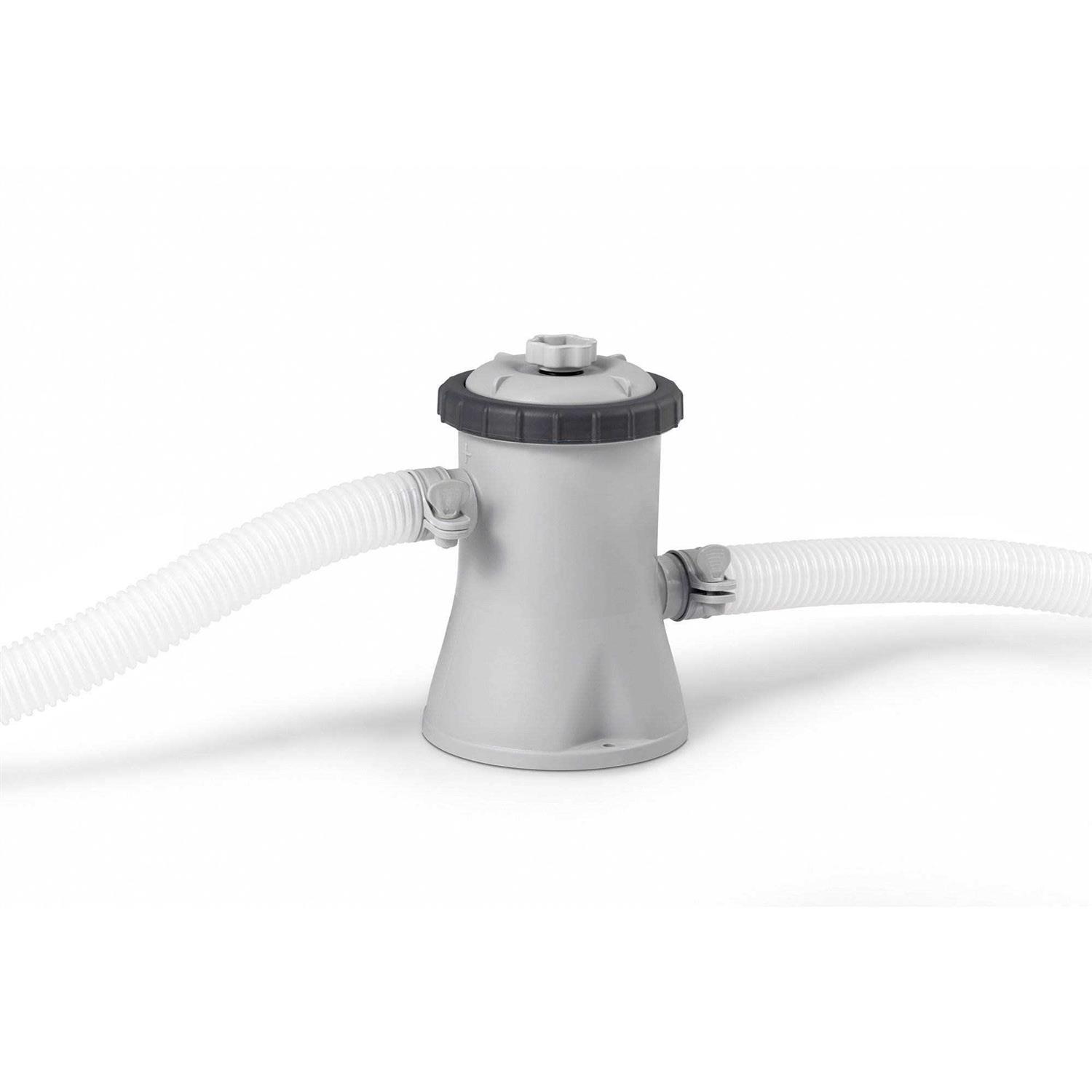 Intex Metal Frame Above Ground Swimming Pool Filter Pump