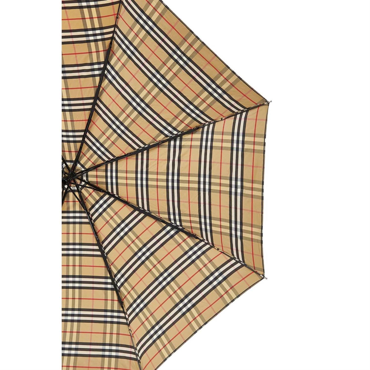 Burberry Trafalgar Check Folding Umbrella