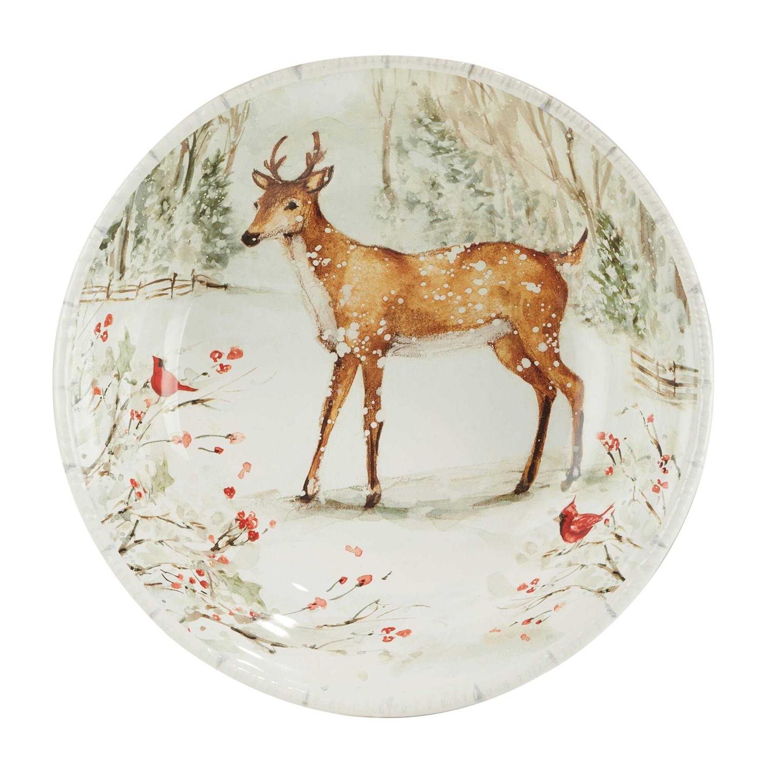 Winter&”s Walk Set of 4 Dinner Plates Certified International