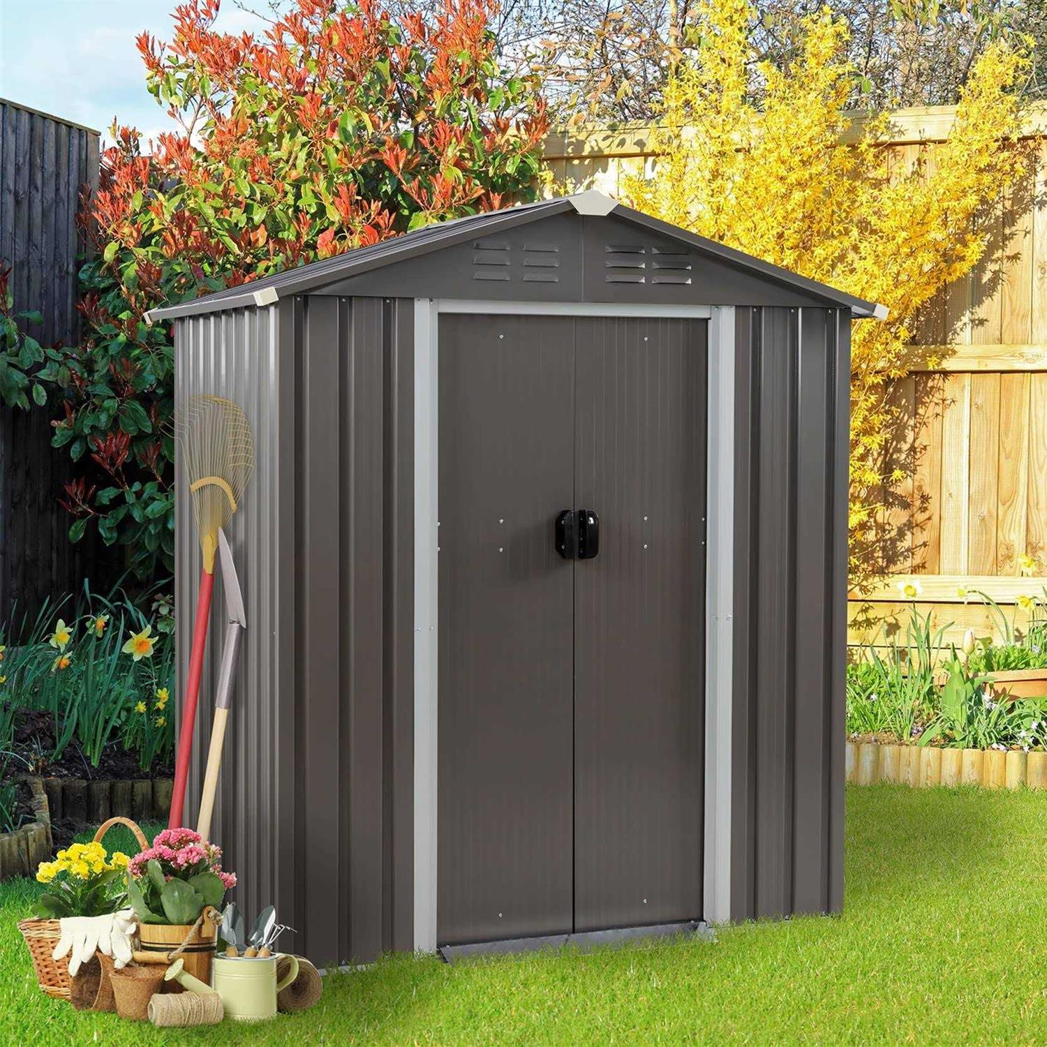 Vongrasig 5x3x6 FT Outdoor Storage Shed
