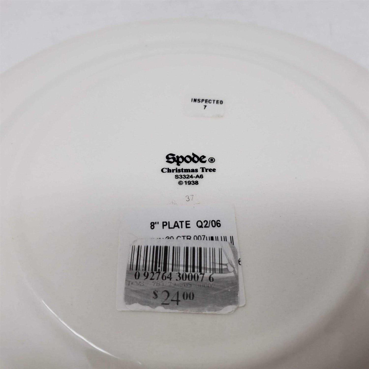 Spode Christmas Tree Plates