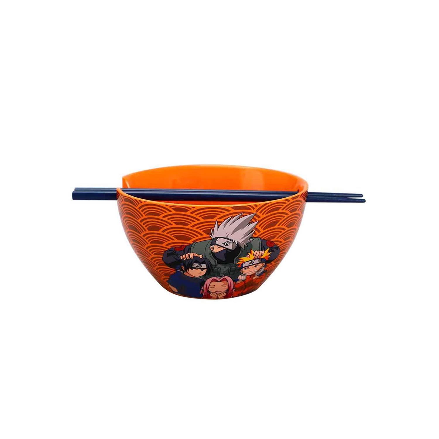 Bioworld Naruto Ceramic Ramen Bowl with Chopsticks