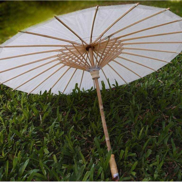 Quasimoon 32 inch Paper Parasol Umbrella PaperLanternStore
