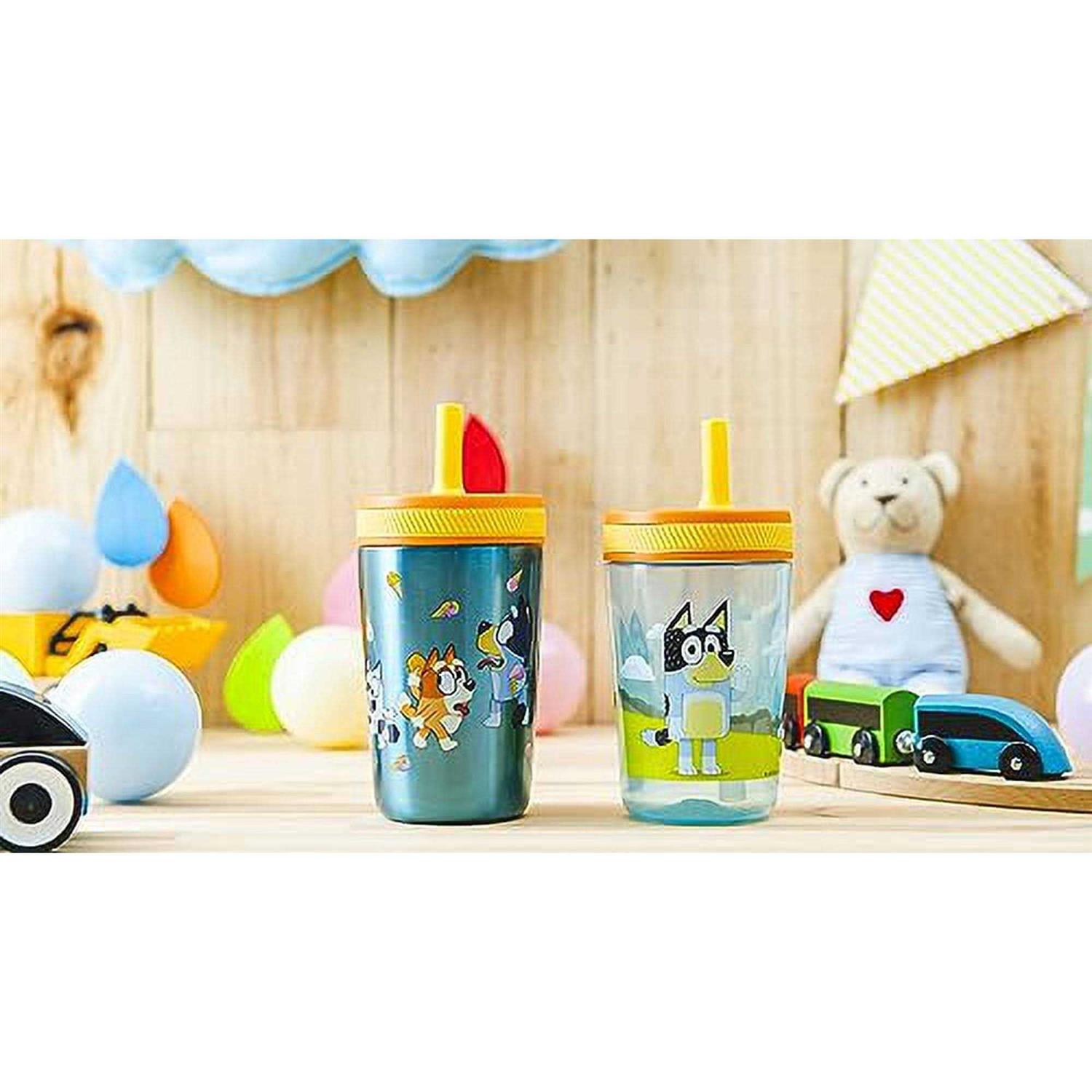 Zak Designs 15oz Tumbler Leak-Proof Straw Plastic and Silicone