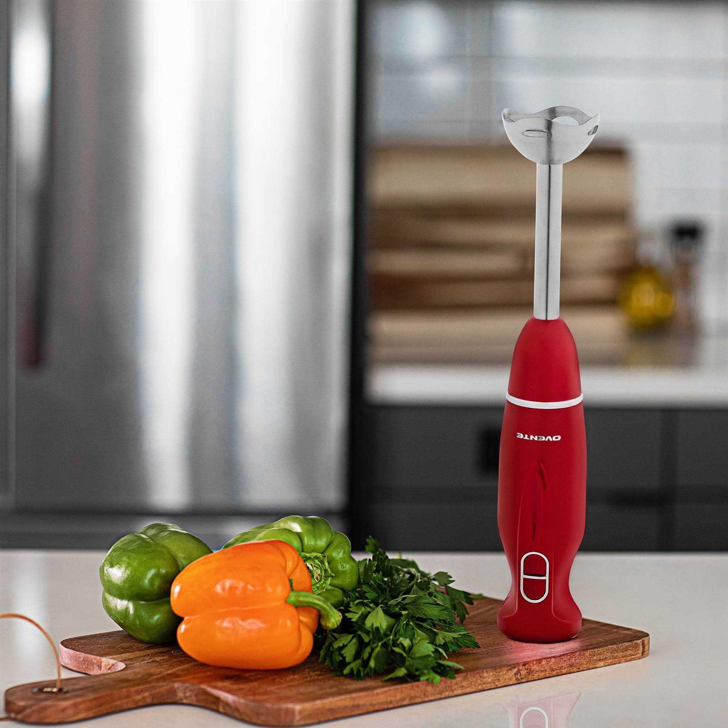 Ovente Immersion Blender Stainless Steel Blades 300W Hand Mixer