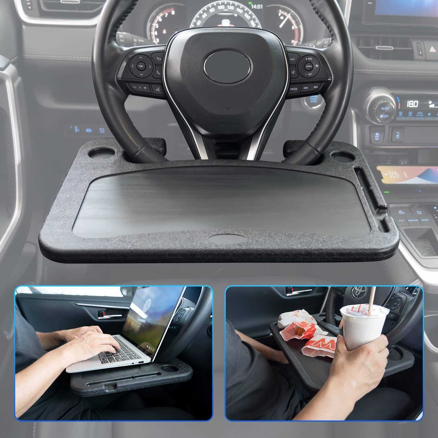 Auto Car Steering Wheel Tray for Vehicle Accessories