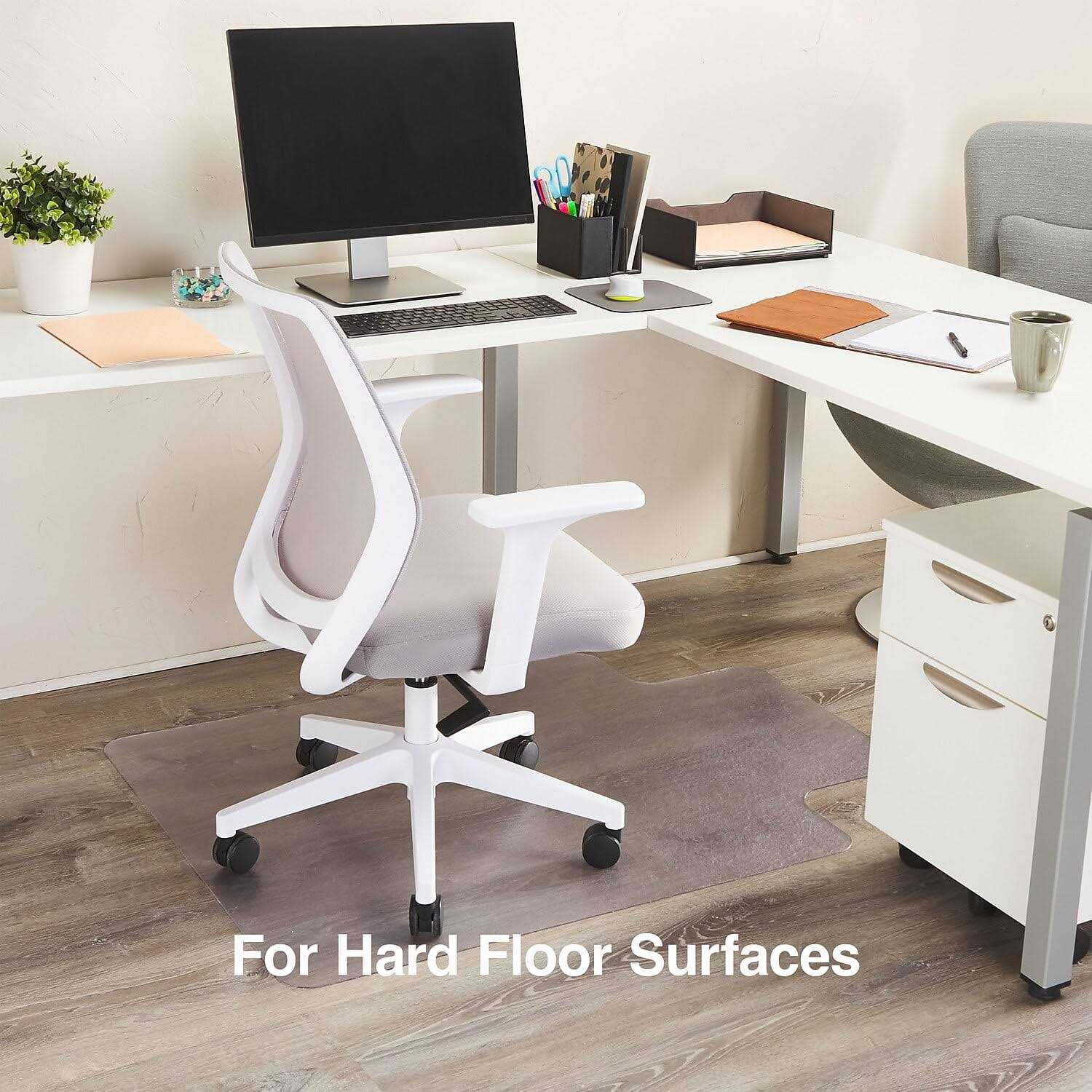 Staples 36 Inch x 48 Inch Hard Floor Chair Mat Lip Stp15987