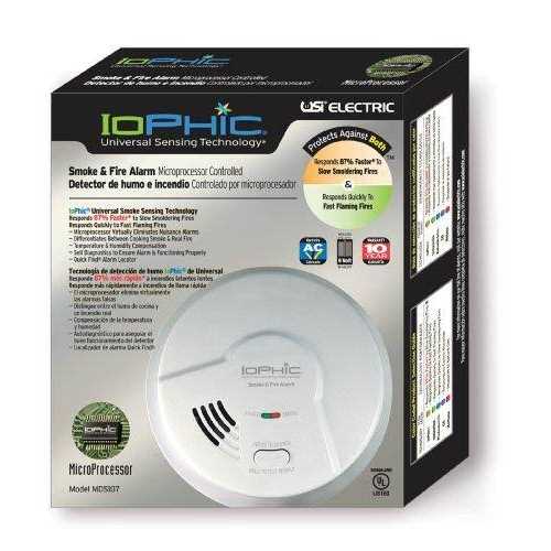 USI IoPhic Smoke Detector & Fire Alarm MDS107