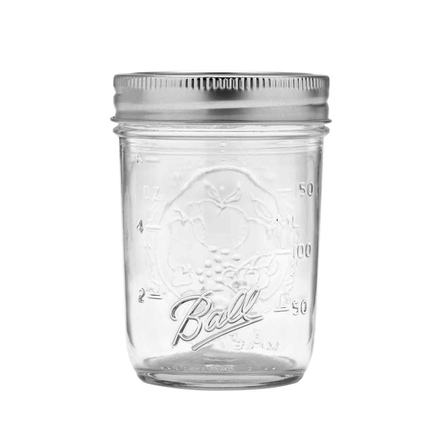 Ball Regular Mouth Half Pint Mason Jars