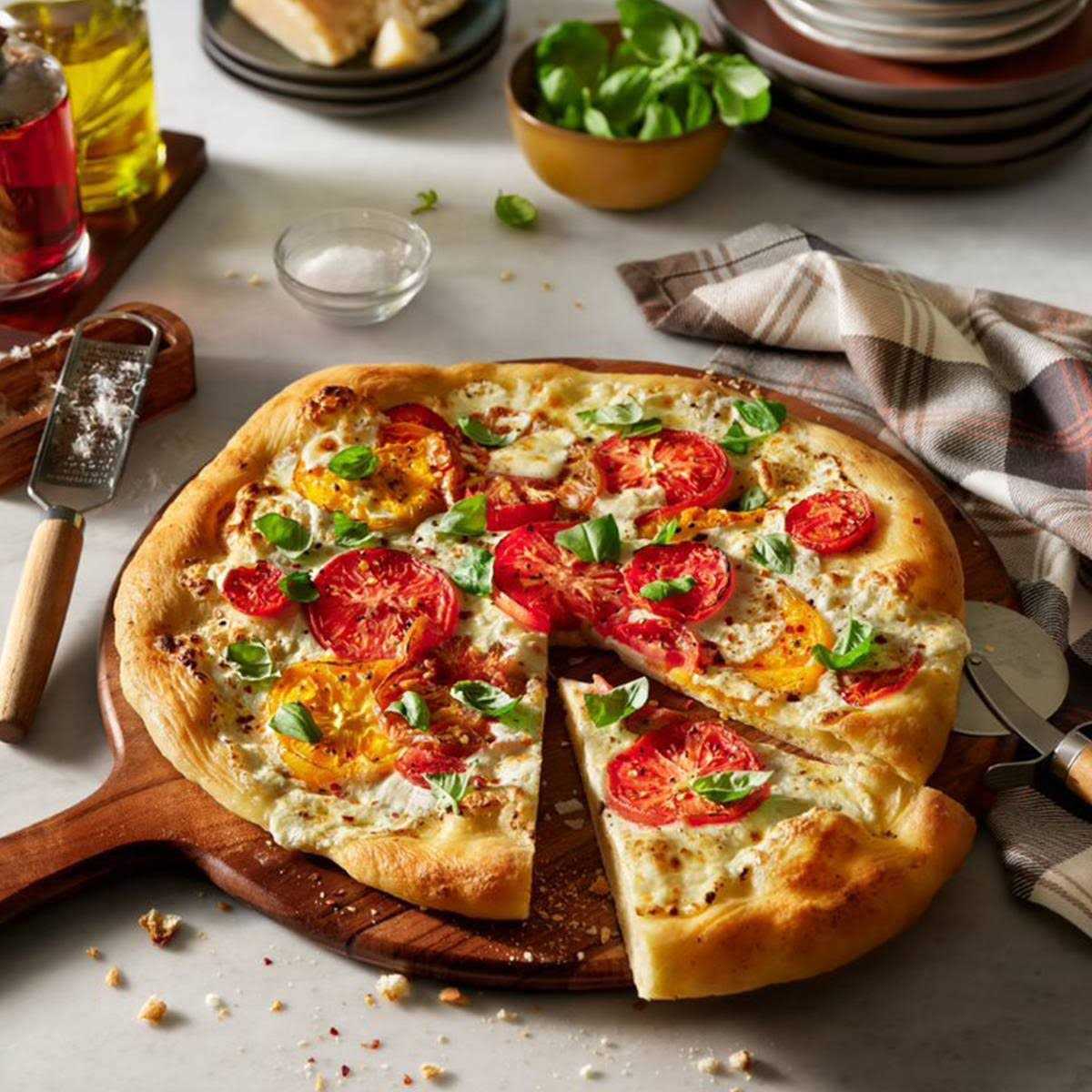 Hearth & Hand with Magnolia Large Round Wood Paddle Serve Board