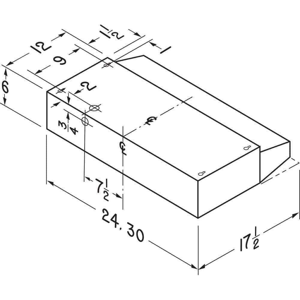 Broan-NuTone RL6200 Series 30 in. Ductless Under Cabinet Range Hood with Light