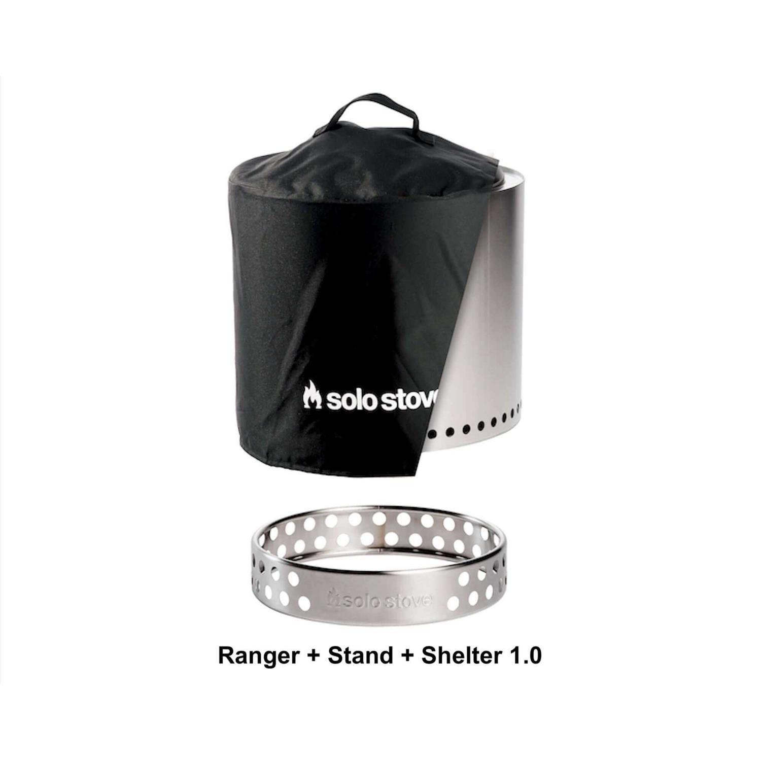 Solo Stove Ranger Fire Pit, Stand and Shelter Bundle
