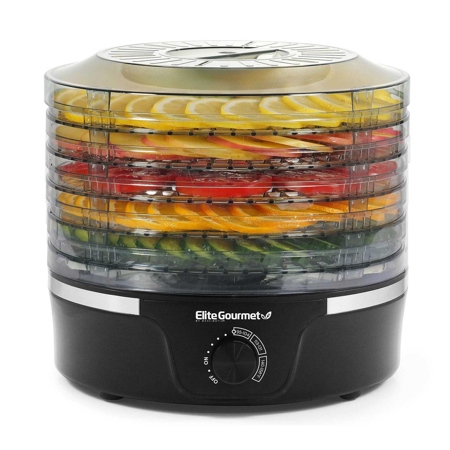 Elite Gourmet Food Dehydrator Adjustable Temperature 5