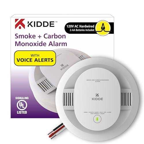 Kidde Hardwired Smoke & Carbon Monoxide Detector AA Battery Backup