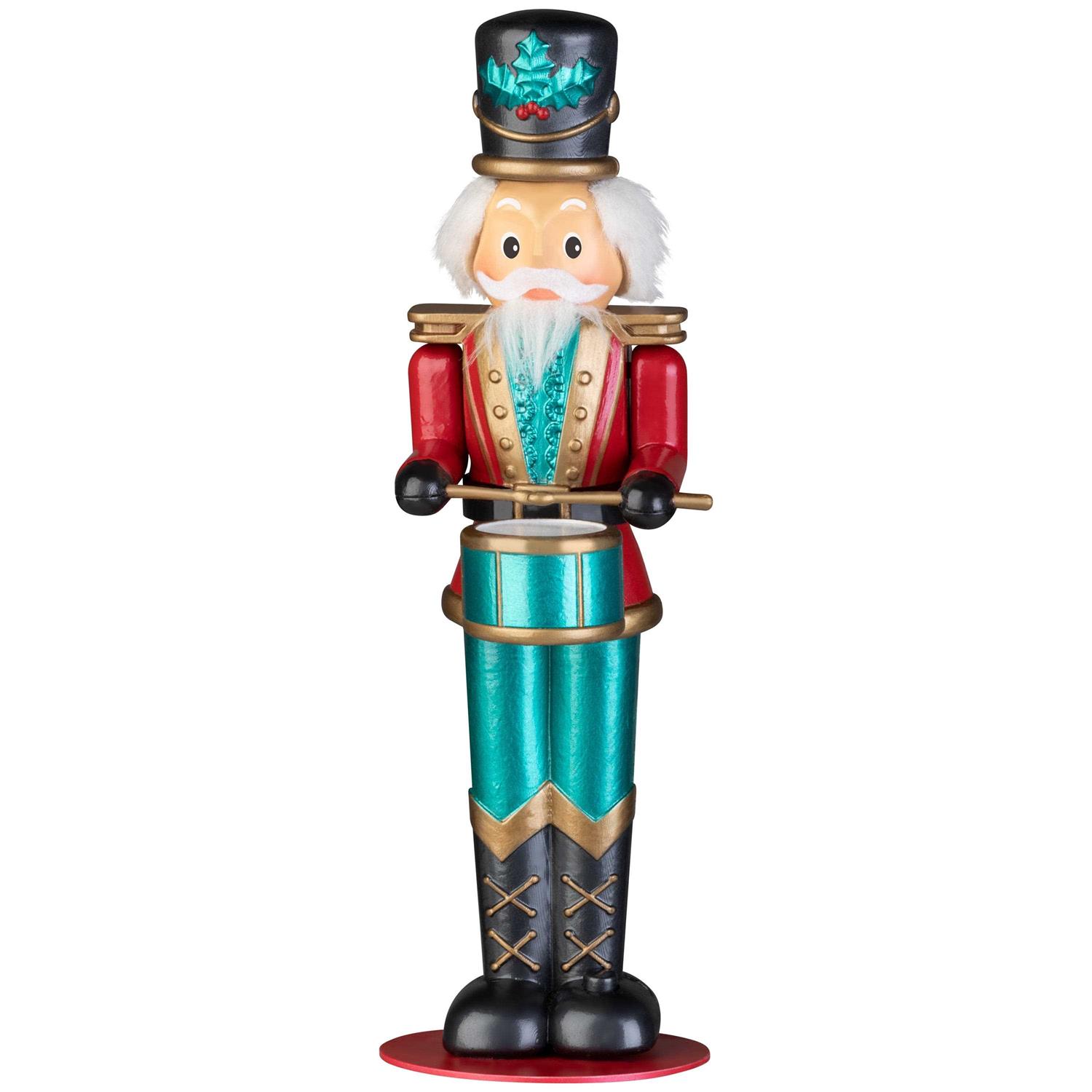 Holiday Time 12 inch Animated Drumming Nutcracker