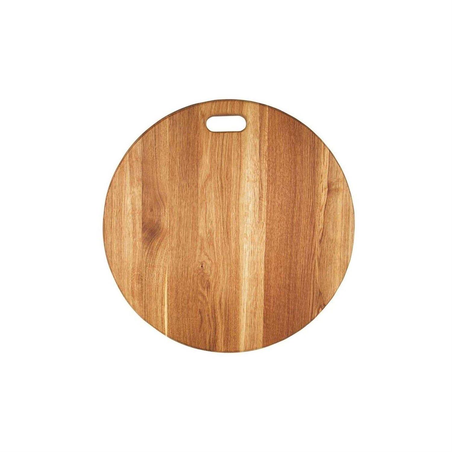 LUX American Oak Wood Diameter 19 inches Oversized Charcuterie Board