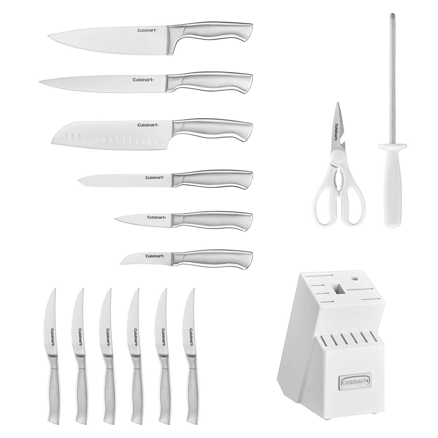 Cuisinart 15 Piece Stainless-Steel Hollow Handle Block Set