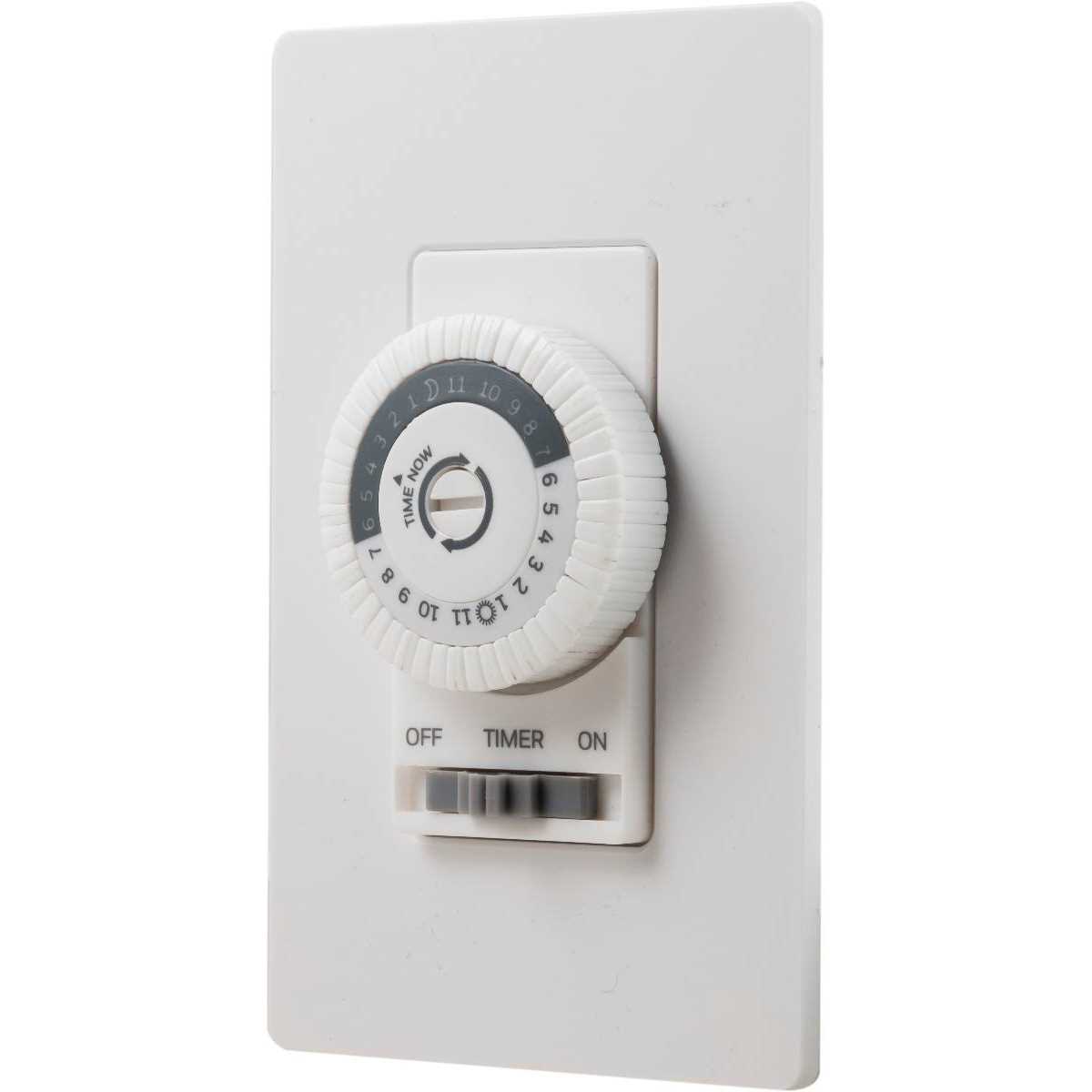 UltraPro 24-Hour Mechanical In-Wall Timer White