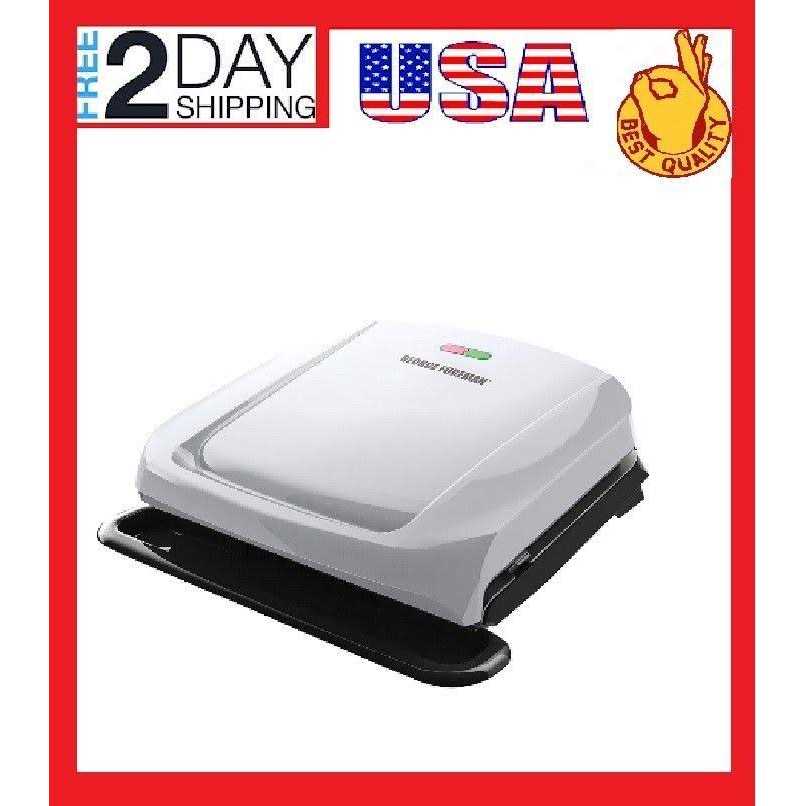 George Foreman 4 Serving Electric Indoor Grill and Panini Press