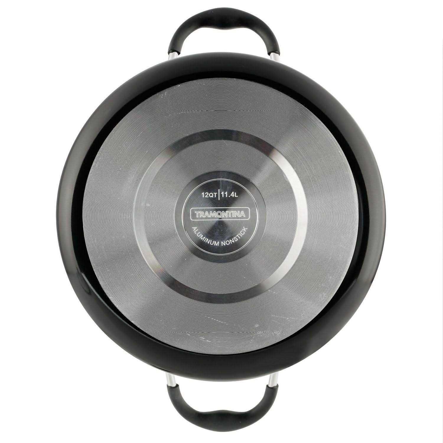 Tramontina 8 Qt Style Gray Non Stick Covered Stock Pot