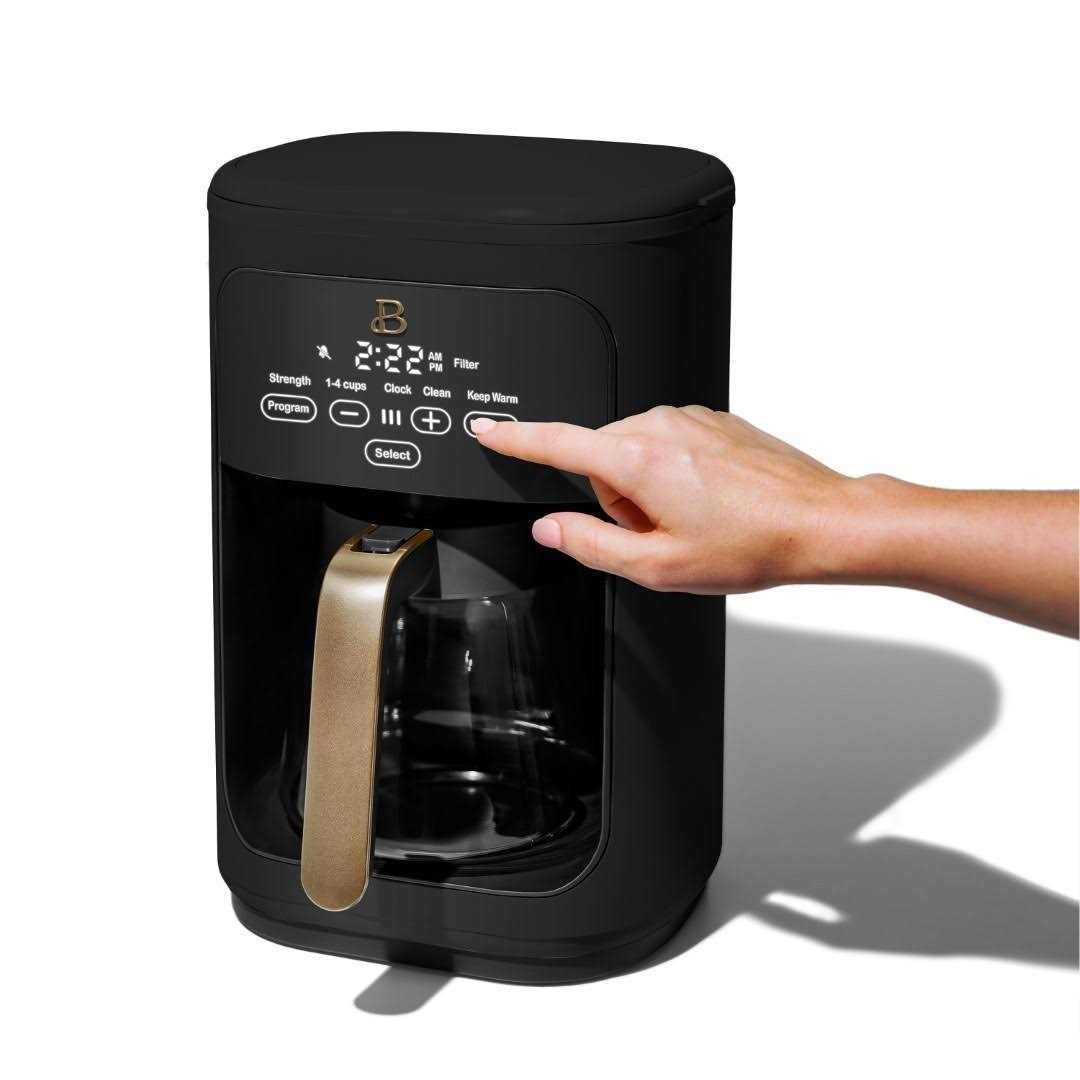 Beautiful 14-Cup Programmable Coffee Maker with Touch-Activated Display